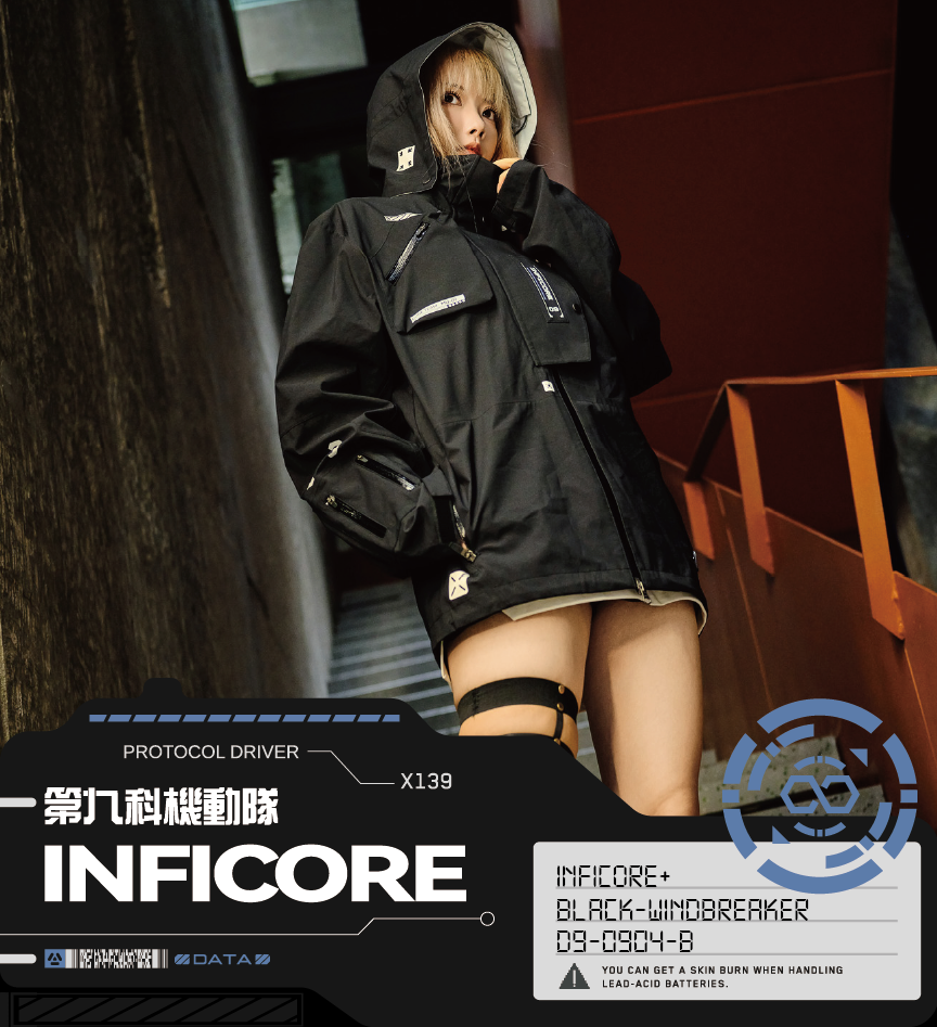 INFICORE - Section Nine Special Operations Unit Winter Combat Windbreaker